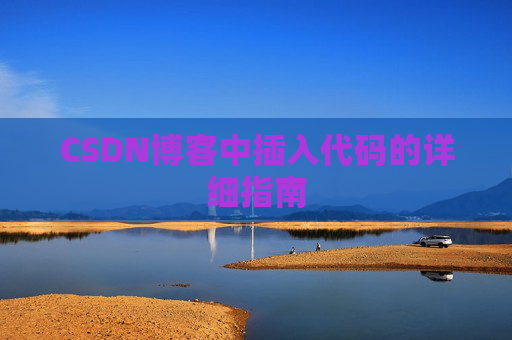 CSDN博客中插入代码的详细指南